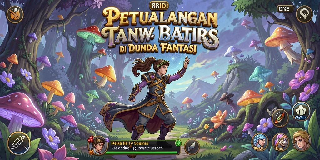 Tampilan gameplay seru dari petualangan di 88ID.