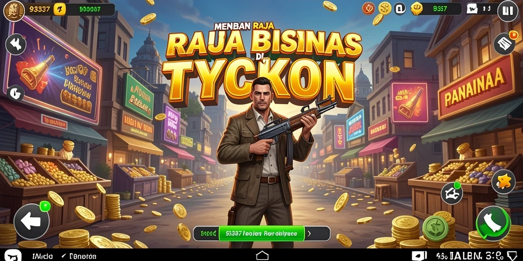 Tampilan gameplay seru di dunia Tycoon.