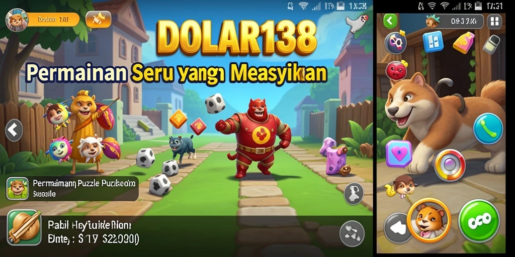 Screenshot gameplay DOLAR138 menampilkan serunya menyelesaikan teka-teki.