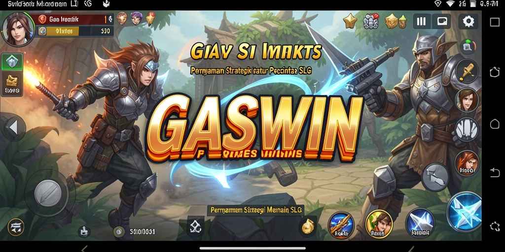 Tangkapan layar menunjukkan suasana pertempuran epik dalam GASWIN.