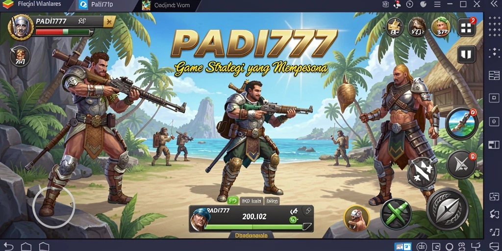 Tangkapan layar PADI777 menampilkan gameplay strategi yang mendebarkan.