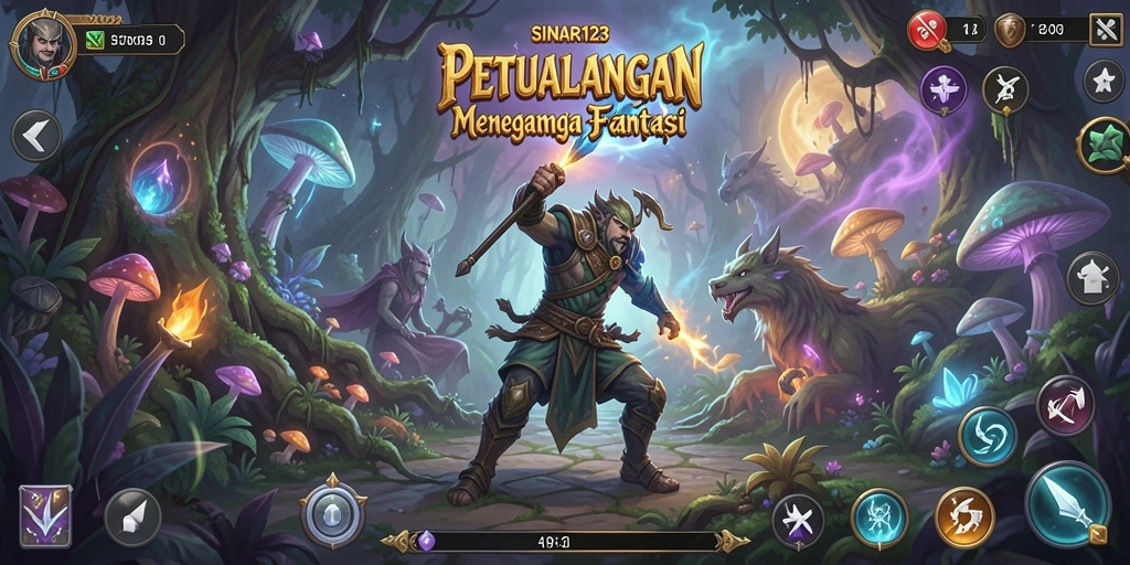 Tangkapan layar SINAR123 menampilkan gameplay yang memukau di dunia petualangan.